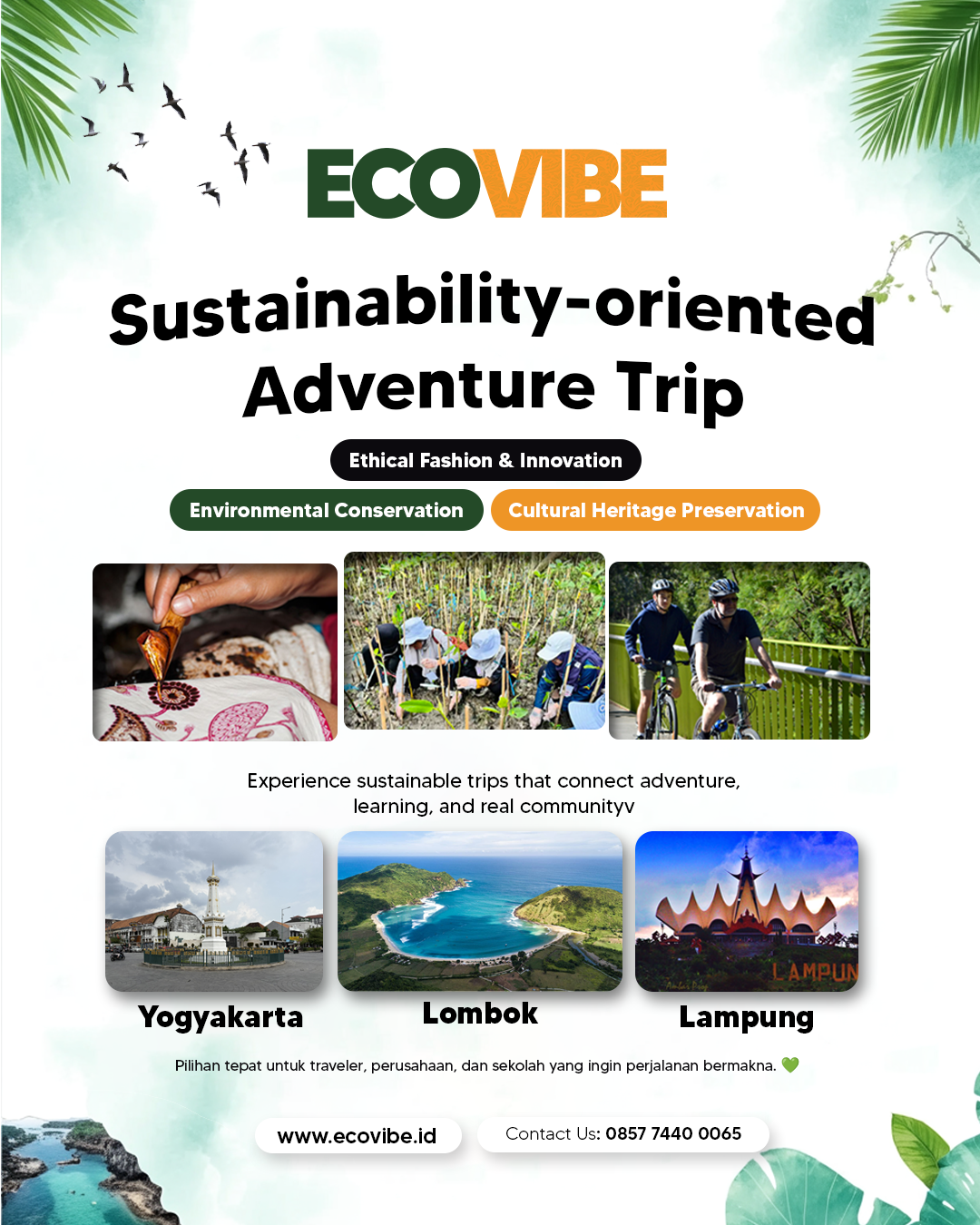 ECOVIBE: Jasa Trip Petualangan Berkelanjutan Terbaik di Indonesia